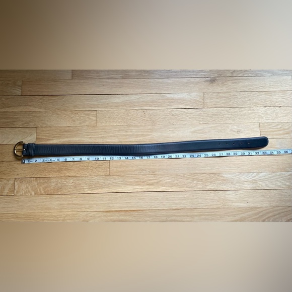 Vintage 90's Coach 8500 Women's Belt - Medium - Navy - Picture 5 of 6